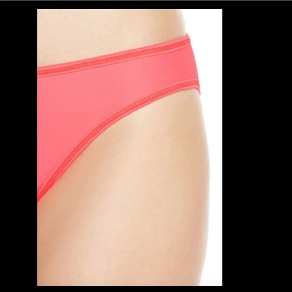 NWT Zella Hipster‎ Bikini Bottoms Neon Coral Samba